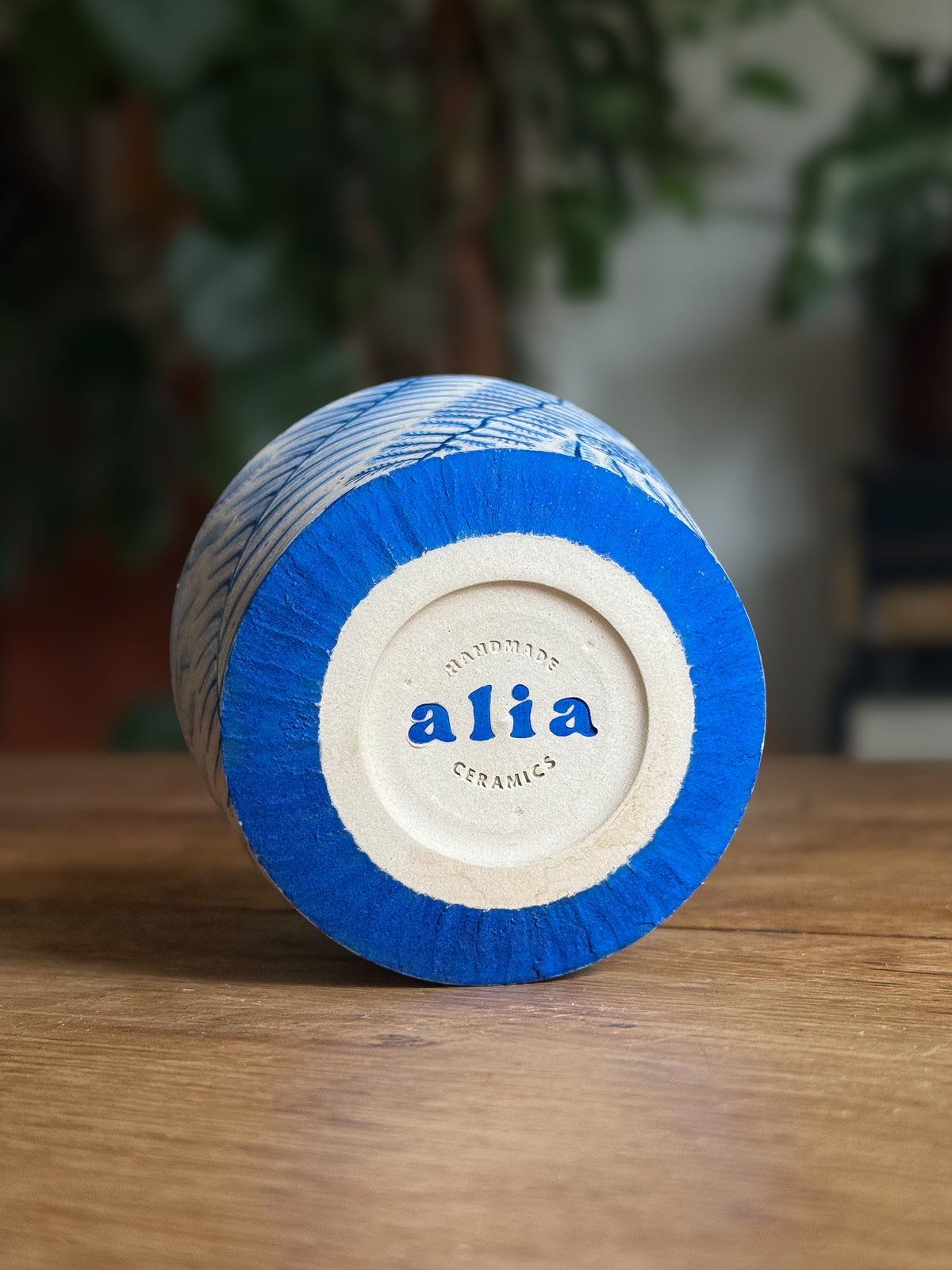 Mimea - Illustrated Blue Cup 01