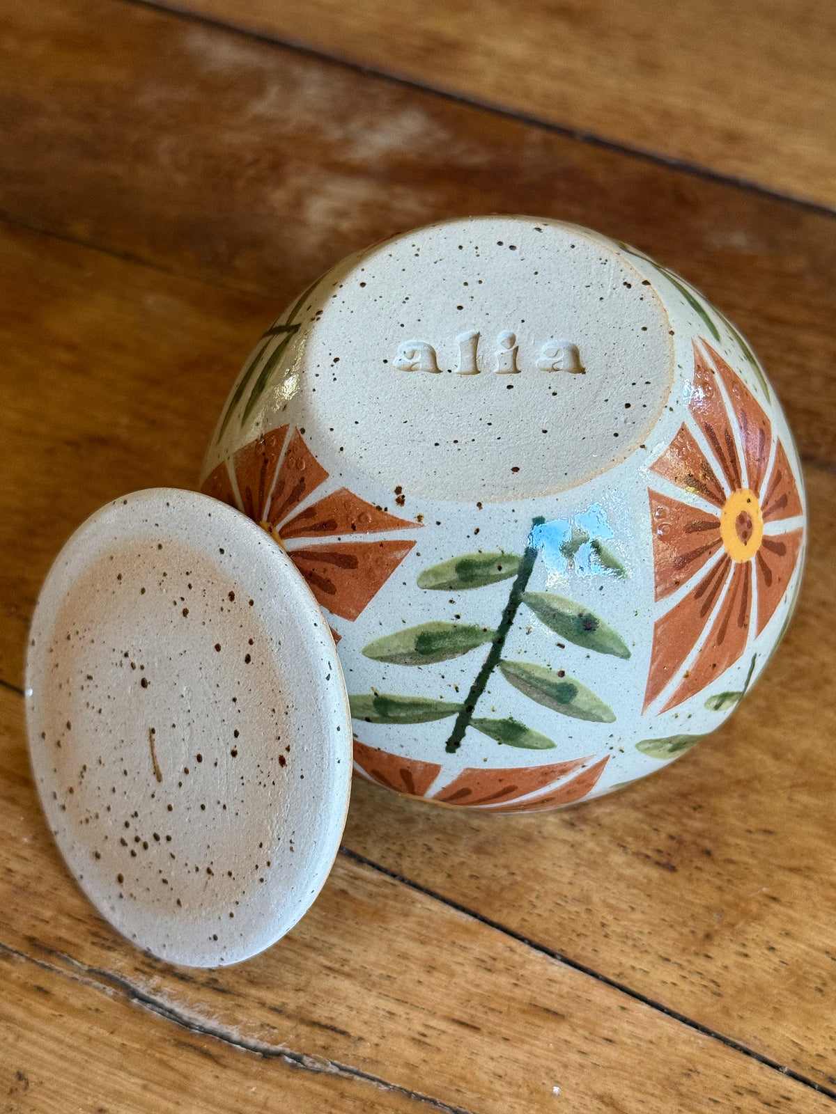 Mimea - Illustrated Lidded Jar 01