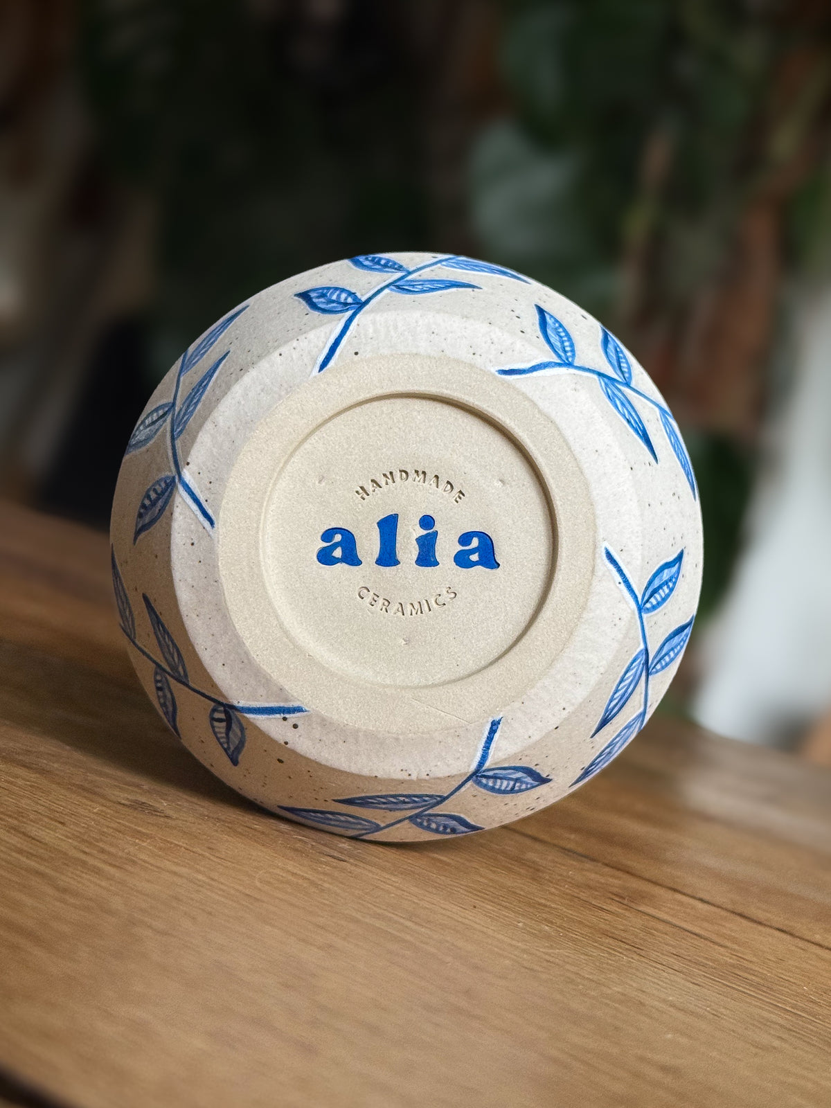 Mimea - Illustrated Blue Cup 02