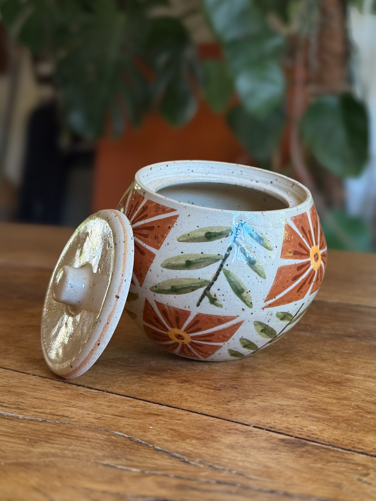 Mimea - Illustrated Lidded Jar 01