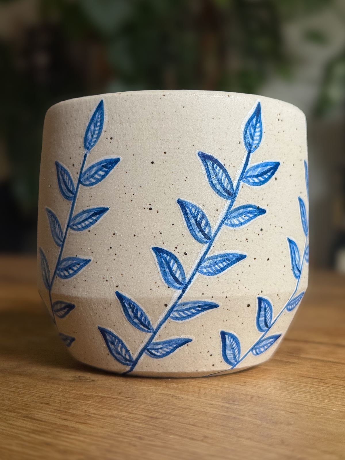 Mimea - Illustrated Blue Cup 02