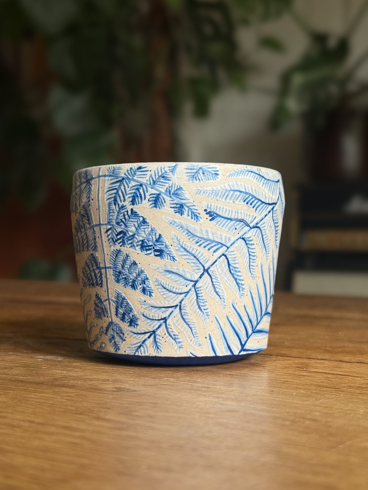 Mimea - Illustrated Blue Cup 01