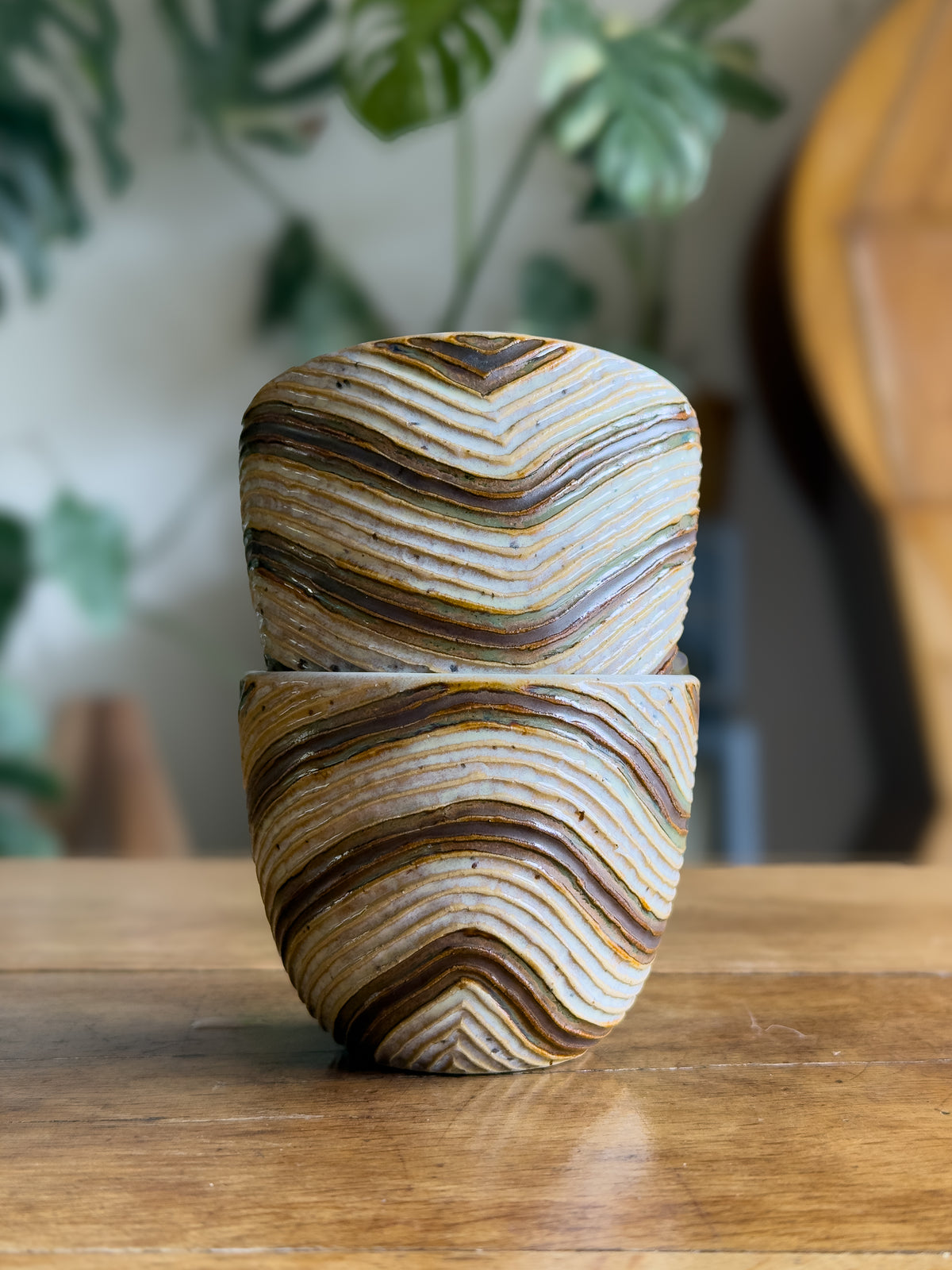 Mizizi - Carved Cup Set 02